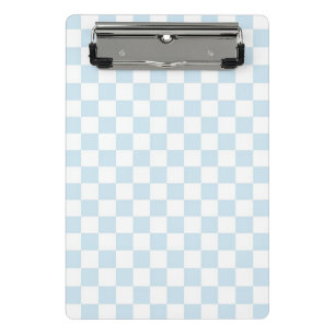 Mini Porte-bloc Carton bleu pastel et blanc