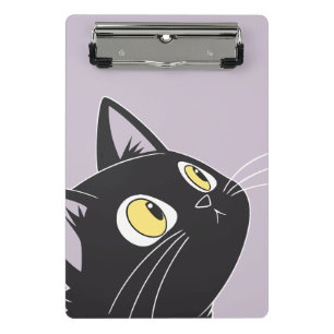 Mini Porte-bloc Cartoon de chat noir mignon - Porte - bloc pour en