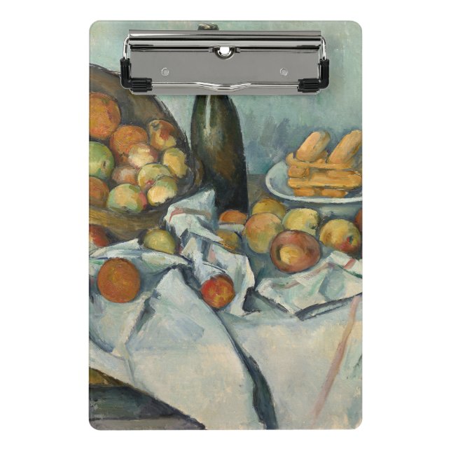 Mini Porte-bloc Cezanne Panier Pommes Impressionnisme Art (Devant)