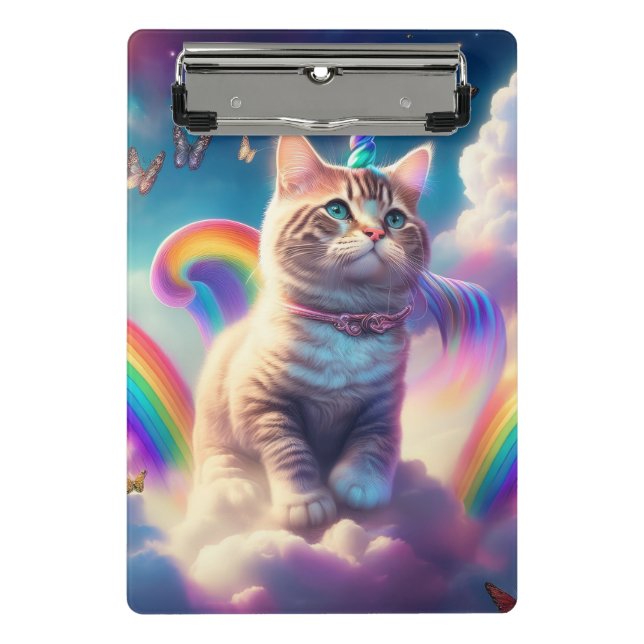Mini Porte-bloc Chat Licorne (Devant)