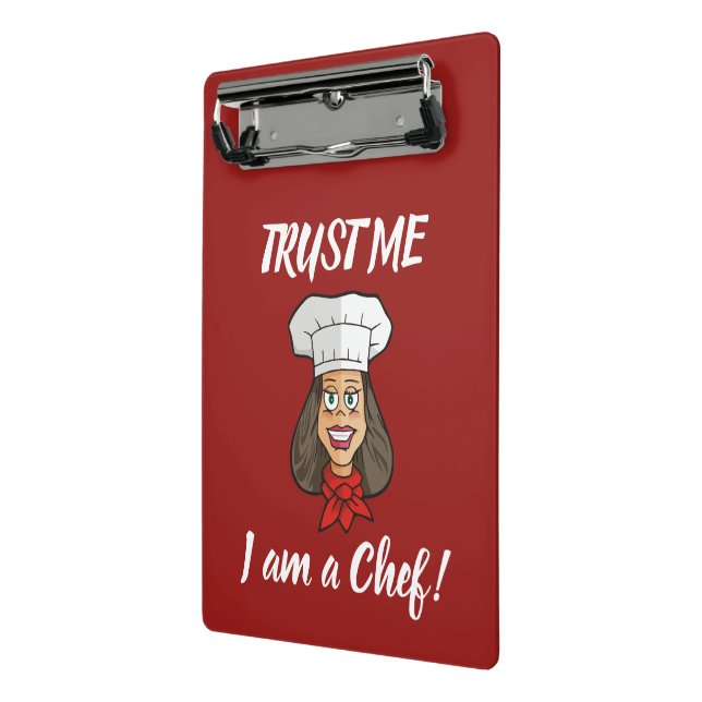 Mini Porte-bloc Chef femme (Angle2)