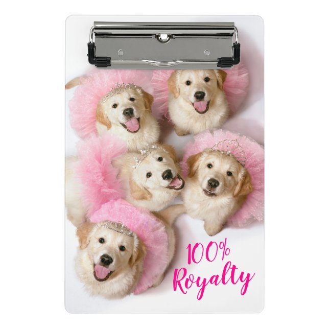 Mini Porte-bloc Chiens de Tiaras (Devant)