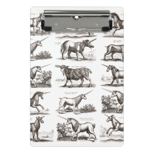 Mini Porte-bloc Classique Unicorne Antique Mythique Magie Créature