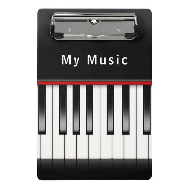 Mini Porte-bloc Clavier pour piano (Devant)