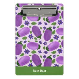 Mini Porte-bloc Collection Blush & Bloom Aubergine – Lilas Doux
