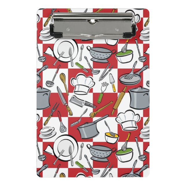 Mini Porte-bloc Contrôle d'outils de cuisine (Devant)