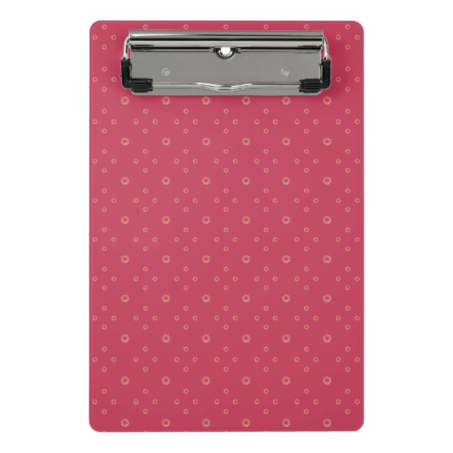 Mini Porte-bloc Coral | Golden Zinnia Sun (Devant)