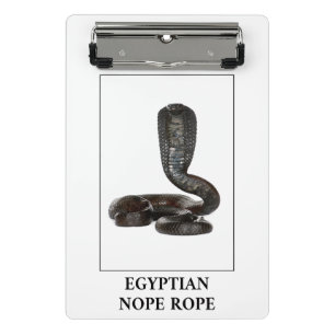 Mini Porte-bloc Corde égyptienne - Cobra Snake Danger