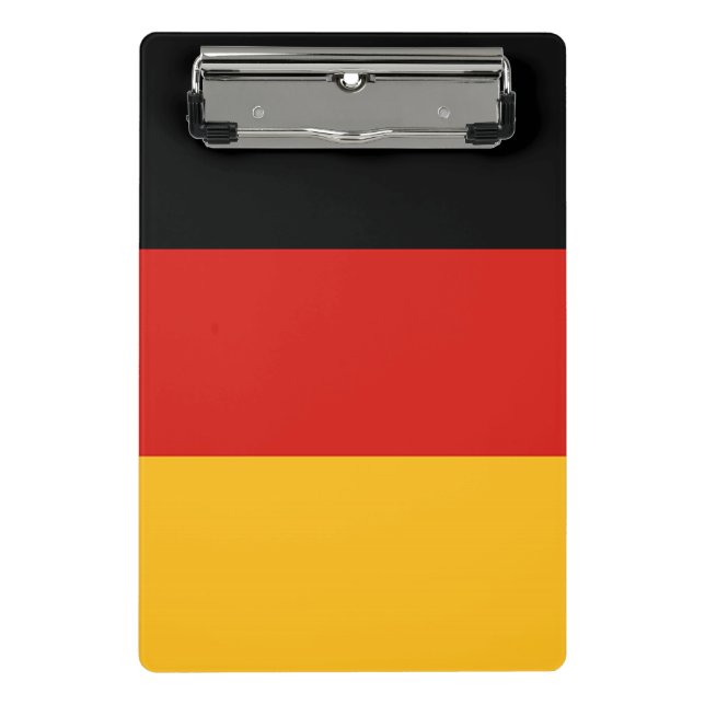 Mini Porte-bloc COULEURS DE DRAPEAU ALLEMANDE + vos idées (Devant)
