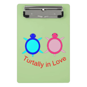 Mini Porte-bloc Couple de tortue mignonne