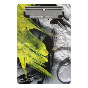 Mini Porte-bloc Courses expressives de brosse de texture grunge