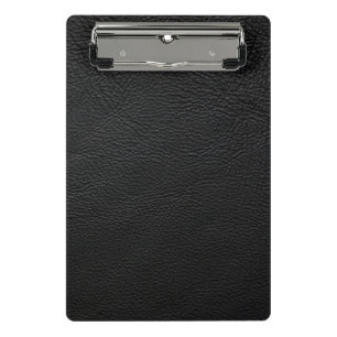Mini Porte-bloc Cuir noir