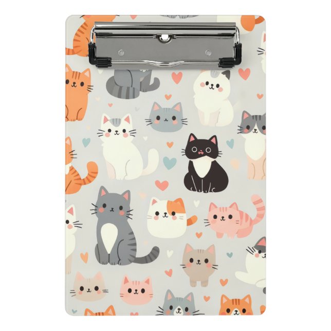 Mini Porte-bloc Cute chat (Devant)