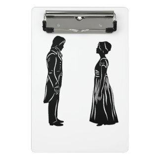 Mini Porte-bloc Darcy & Lizzy silhouette plus quote