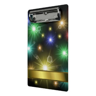 Mini Porte-bloc de nombreuses lumières festives colorées et brilla