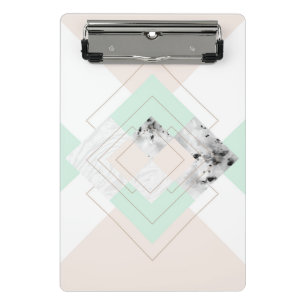 Mini Porte-bloc Dessin géométrique de style moderne