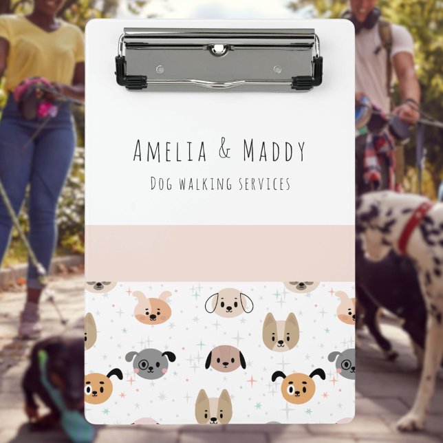 Mini Porte-bloc Dog Walking Business - Jeune entrepreneur (Créateur téléchargé)