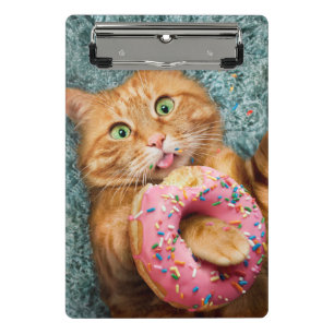 Mini Porte-bloc Donateur mangeant des chats