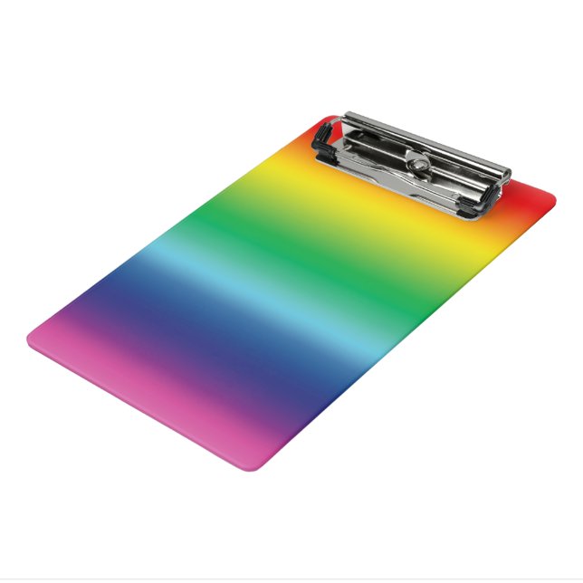 Mini Porte-bloc drapeau arc-en-ciel couleur lgbt (Angle3)
