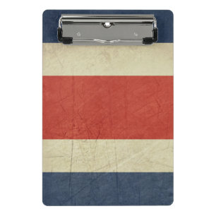 Mini Porte-bloc Drapeau grunge d'État souverain du Costa Rica