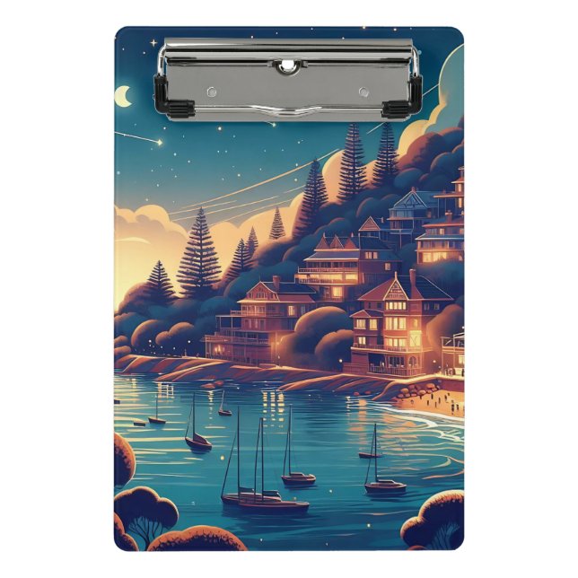 Mini Porte-bloc Dreamy Coastal Night (Devant)