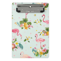 École sur le thème Flamant Rose Tropical et motif