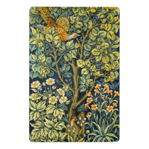 Mini Porte-bloc Écureuil Vintage de Morris et Motif de fleurs