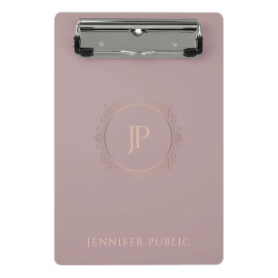 Mini Porte-bloc Elégant couleur tendance Monogramme Modèle moderne