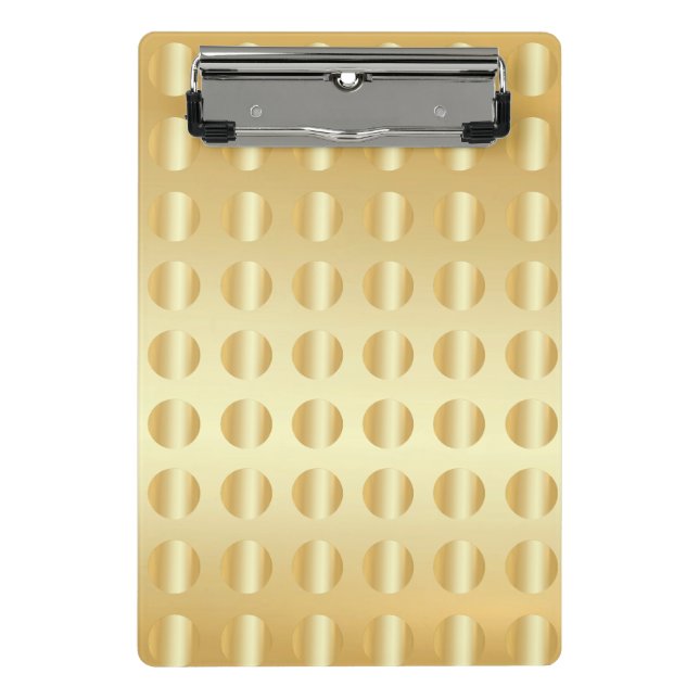 Mini Porte-bloc Elégant Faux Gold Moderne Modèle glamour (Devant)