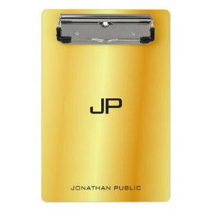 Mini Porte-bloc Elégant Monogramme Modèle moderne sur mesure