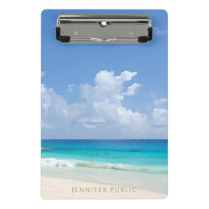 Mini Porte-bloc Elégante aquarelle de mer Vagues Modèle tendance