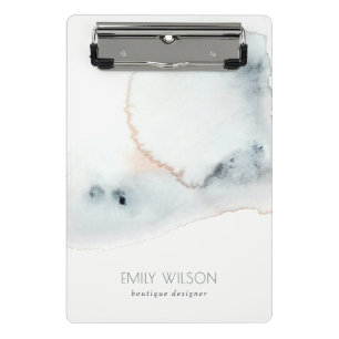 Mini Porte-bloc Elégante plage d'aquarelle bleu Aquarelle Aquarell