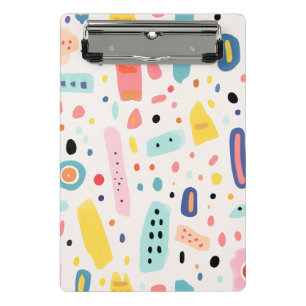 Mini Porte-bloc éléments de design colorés mignons
