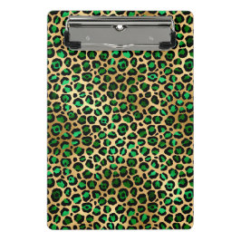 Mini Porte-bloc Emerald et Gold Safari Series Design 8