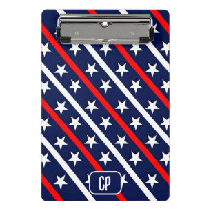 Mini Porte-bloc Étoiles Et Bandes Drapeau USA Personnalisé