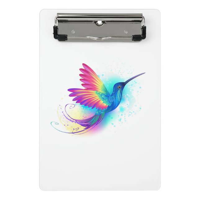 Mini Porte-bloc Exotic Rainbow Hummingbird (Devant)