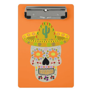 Mini Porte-bloc Fête mexicaine du crâne mort