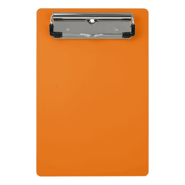 Mini Porte-bloc Flamme solide orange (Devant)