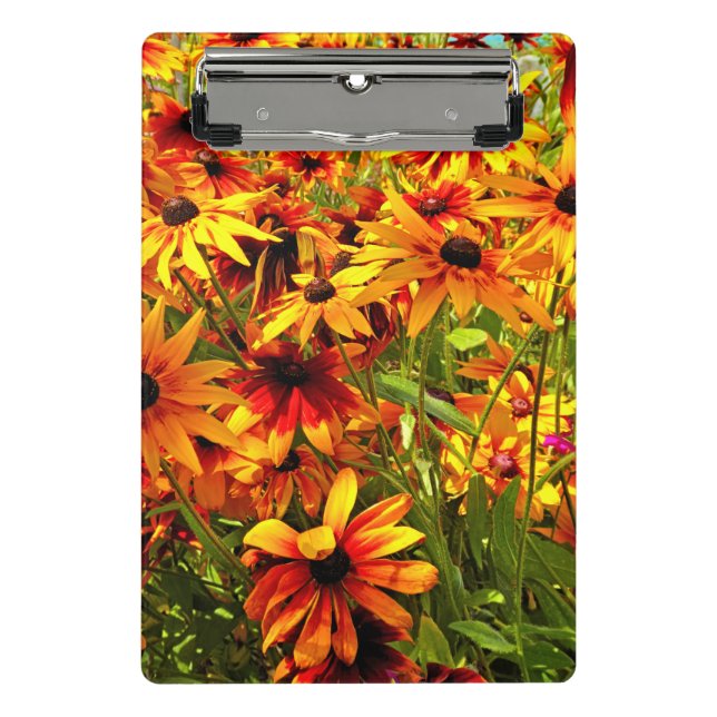 MINI PORTE-BLOC FLEURS RUDBECKIA (Devant)