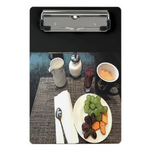 Mini Porte-bloc Fruits et café