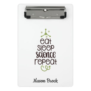 Mini Porte-bloc Funny Science étudiant école cadeau personnalisé