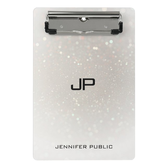 Mini Porte-bloc Glamour tendance Monogram Élégant Modèle moderne (Devant)