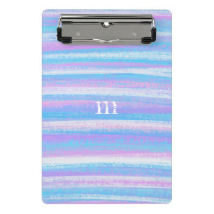 Mini Porte-bloc Grilles Acryliques Peintes Turquoise Rose violet