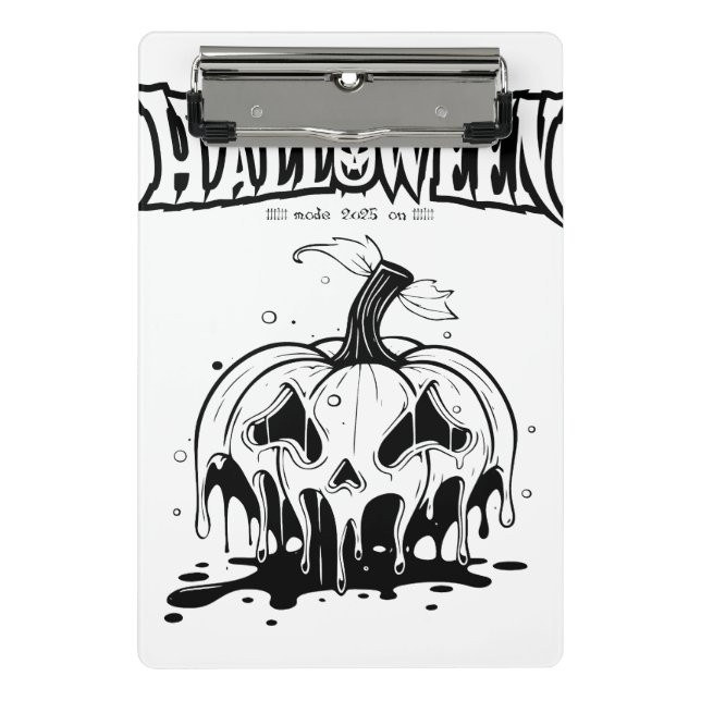 Mini Porte-bloc Halloween 2025 Spooky Season (Devant)
