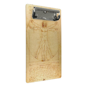 Mini Porte-bloc Homme vitruvien par Leonardo Da Vinci