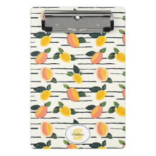 Mini Porte-bloc Impression de fruit de mangue Corail Jaune sur Ivo