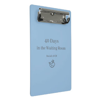 Mini Porte-bloc Isaiah 40:31 Waiting Christian