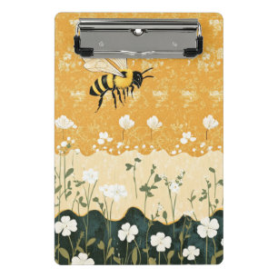 Mini Porte-bloc Jardin de fleurs sauvages à miel vintage (9)
