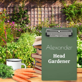 Mini Porte-bloc Jardinier-chef Nouveauté Jardinage personnalisé Pe