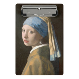 Mini Porte-bloc Jeune fille au perle - Johannes Vermeer